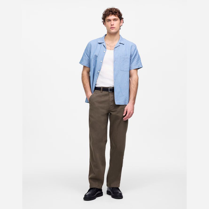 madewell patch tasca mens jeans marrone scuro