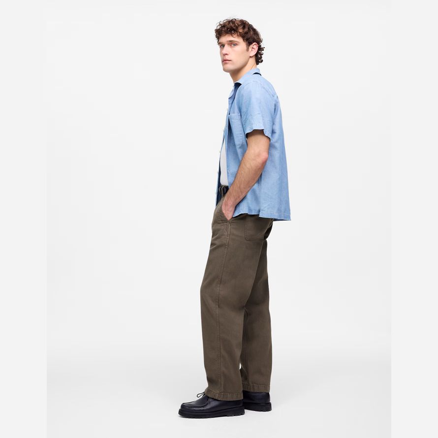 madewell patch tasca mens jeans marrone scuro