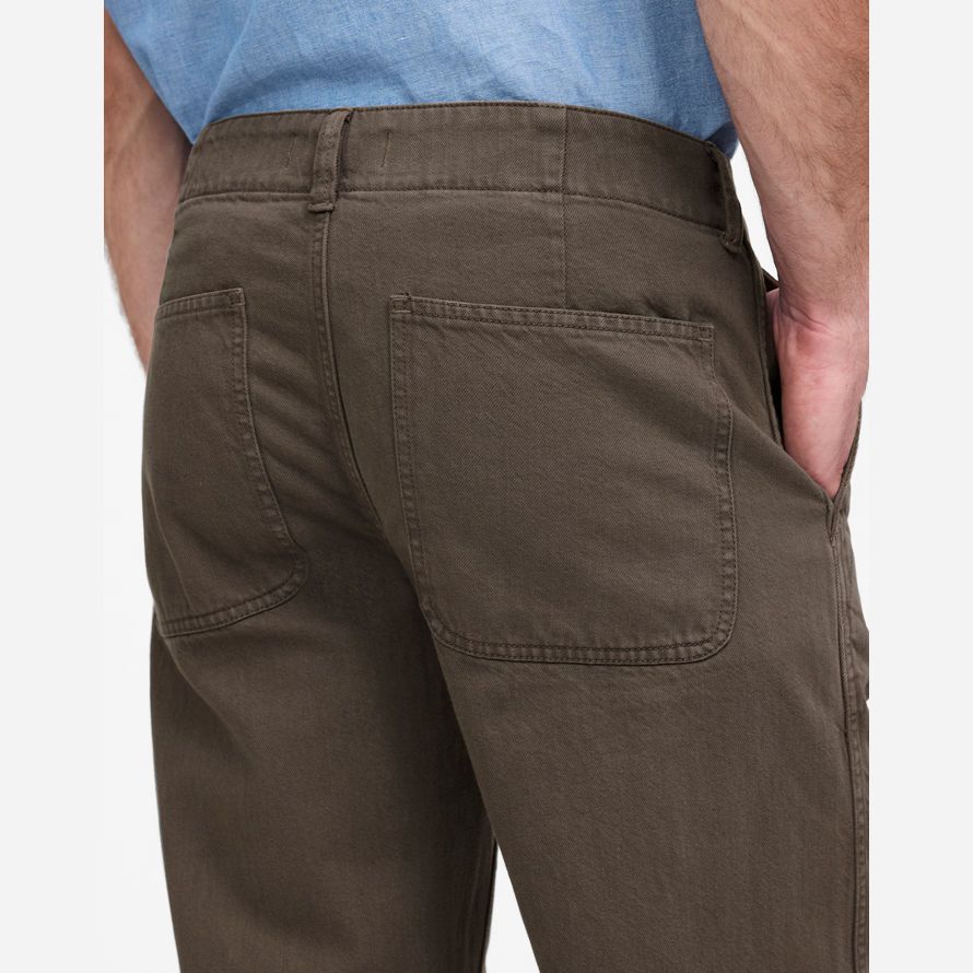 madewell patch tasca mens jeans marrone scuro