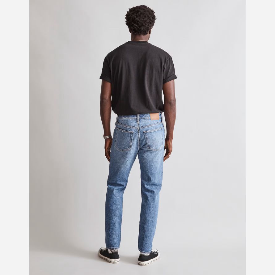 madewell rilassato cono mens jeans blu chiaro