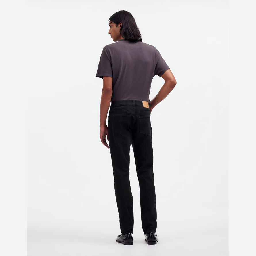 mens madewell slim jeans nero