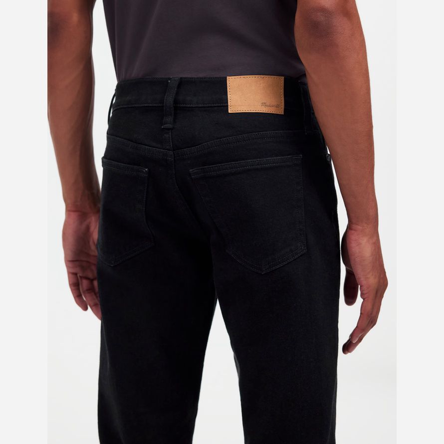 mens madewell slim jeans nero