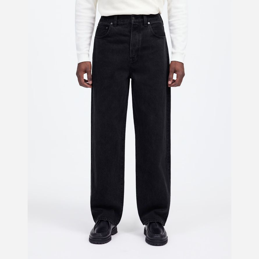 nero madewell lampio gamba jeans uomo