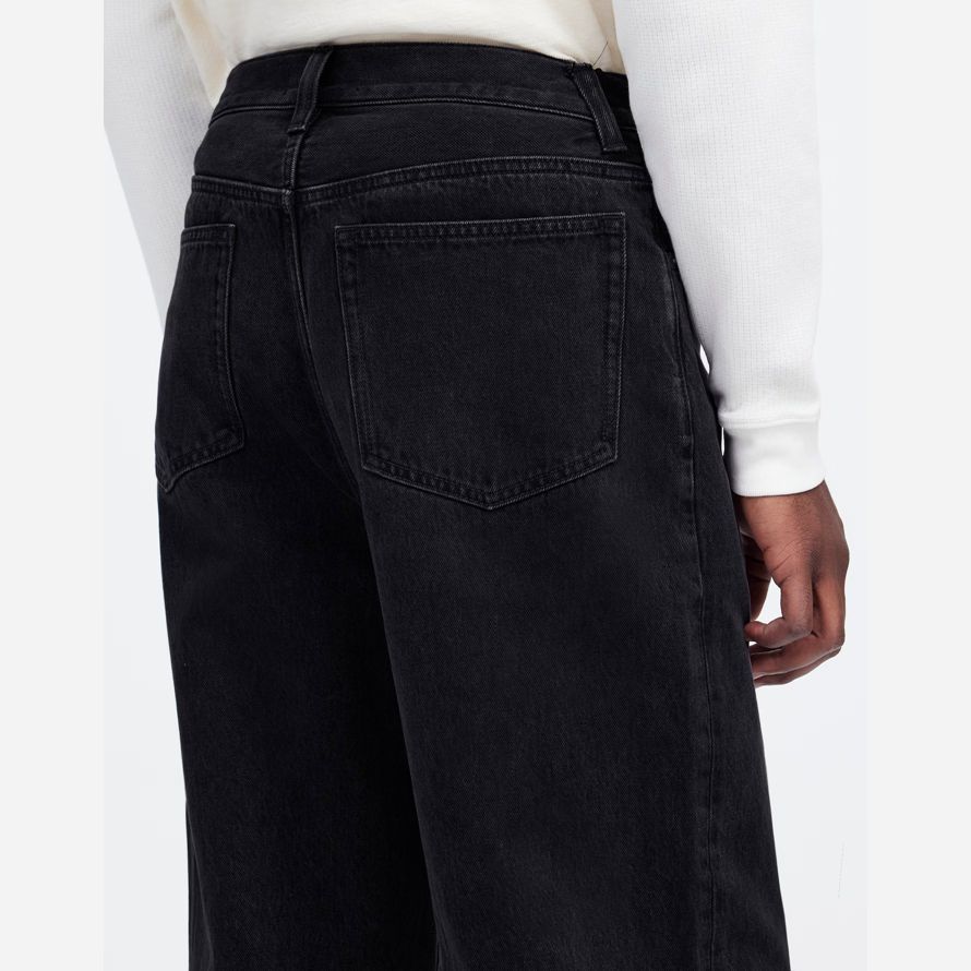 nero madewell lampio gamba jeans uomo