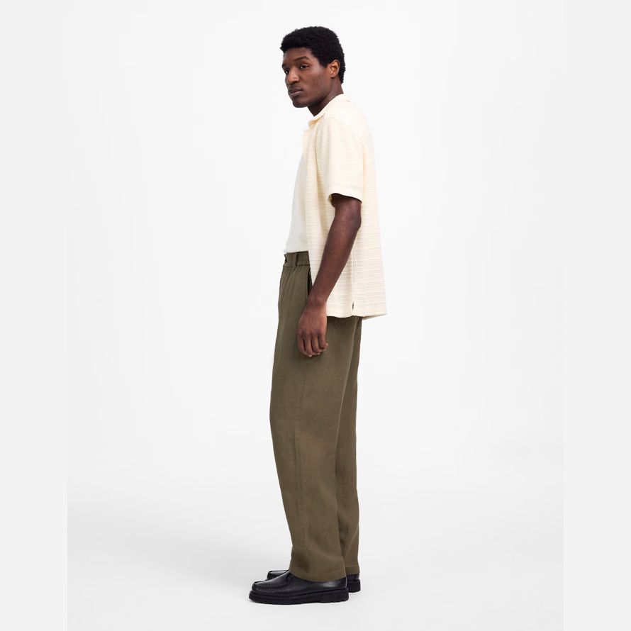 madewell biancheria pull-on mens pantaloni kaki verde
