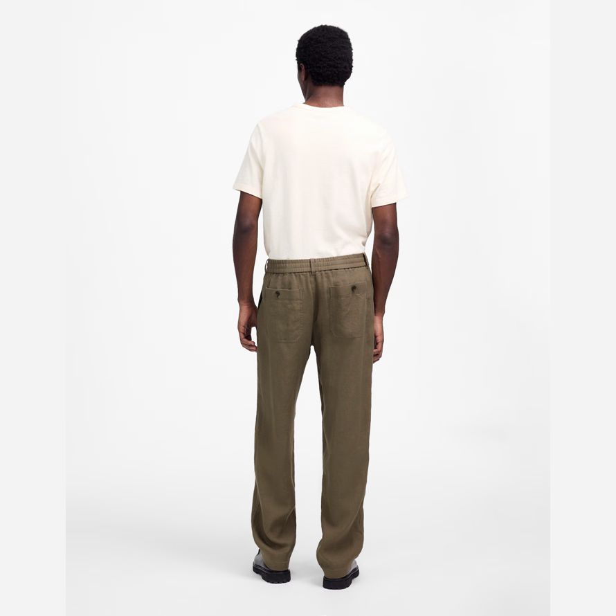 madewell biancheria pull-on mens pantaloni kaki verde
