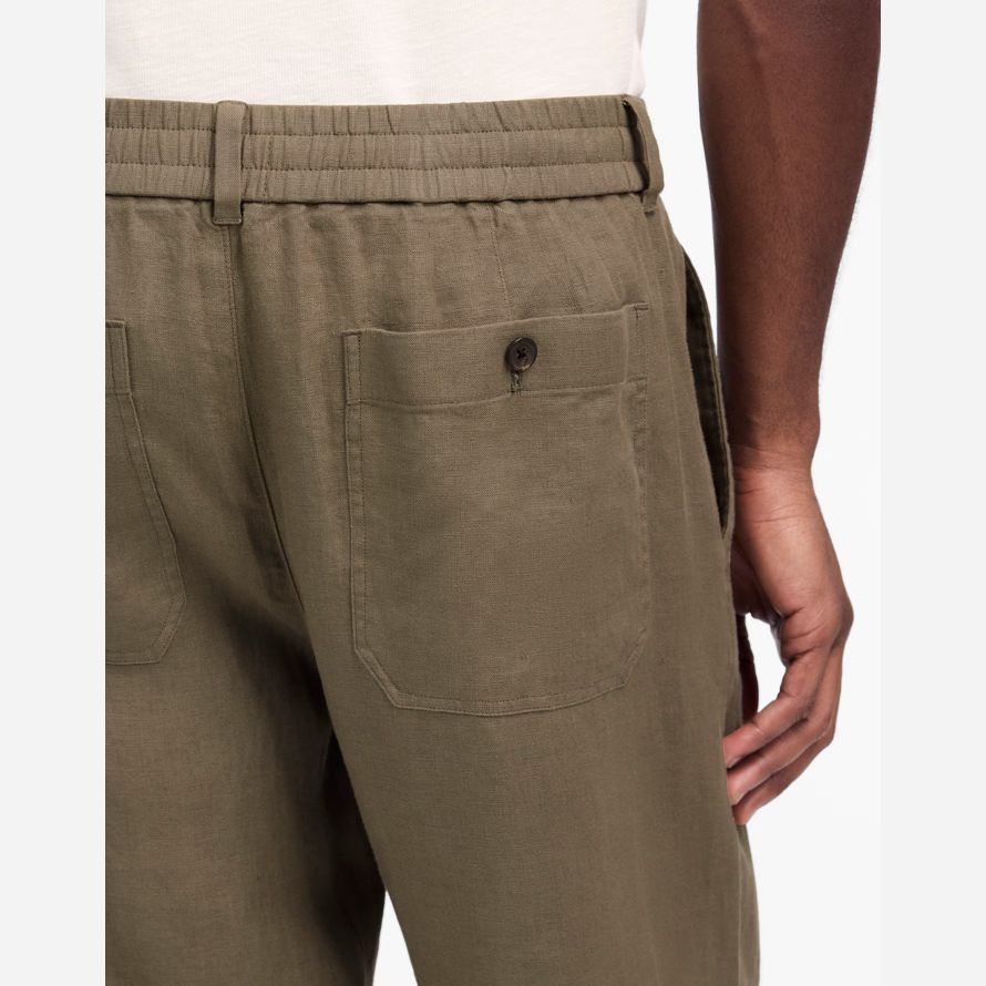 madewell biancheria pull-on mens pantaloni kaki verde