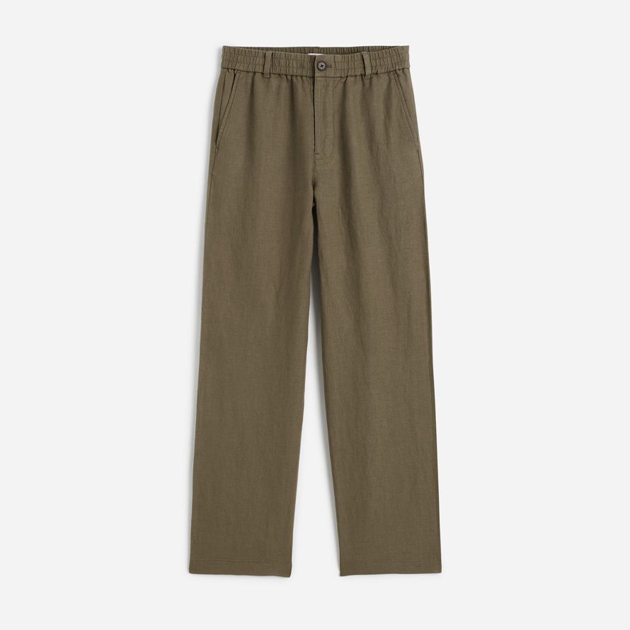 madewell biancheria pull-on mens pantaloni kaki verde