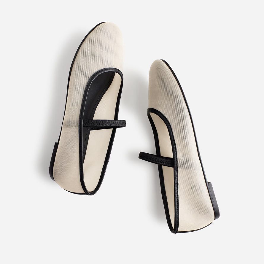 beige womens madewell la greta ballet flat