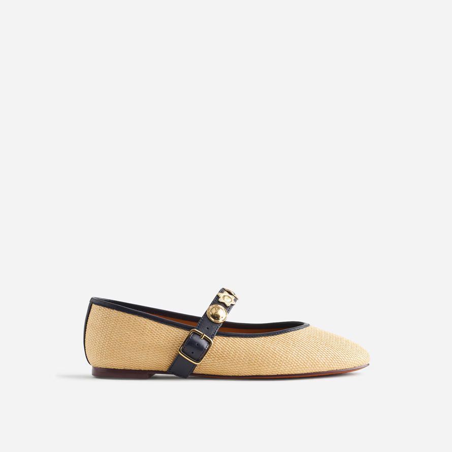 marrone chiaro madewell remy mary jane donna ballerine