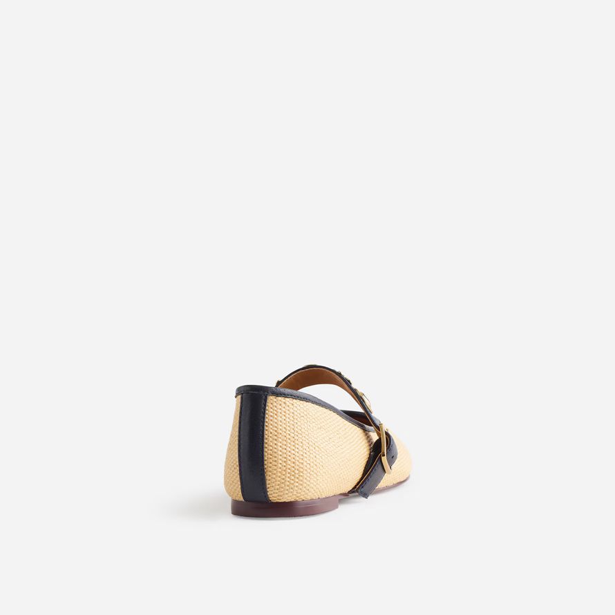 marrone chiaro madewell remy mary jane donna ballerine