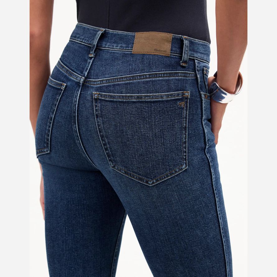 madewell stovepipe womens jeans blu