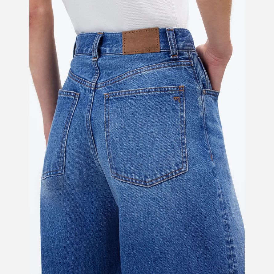 blue womens madewell grandissimo jeans a gamba