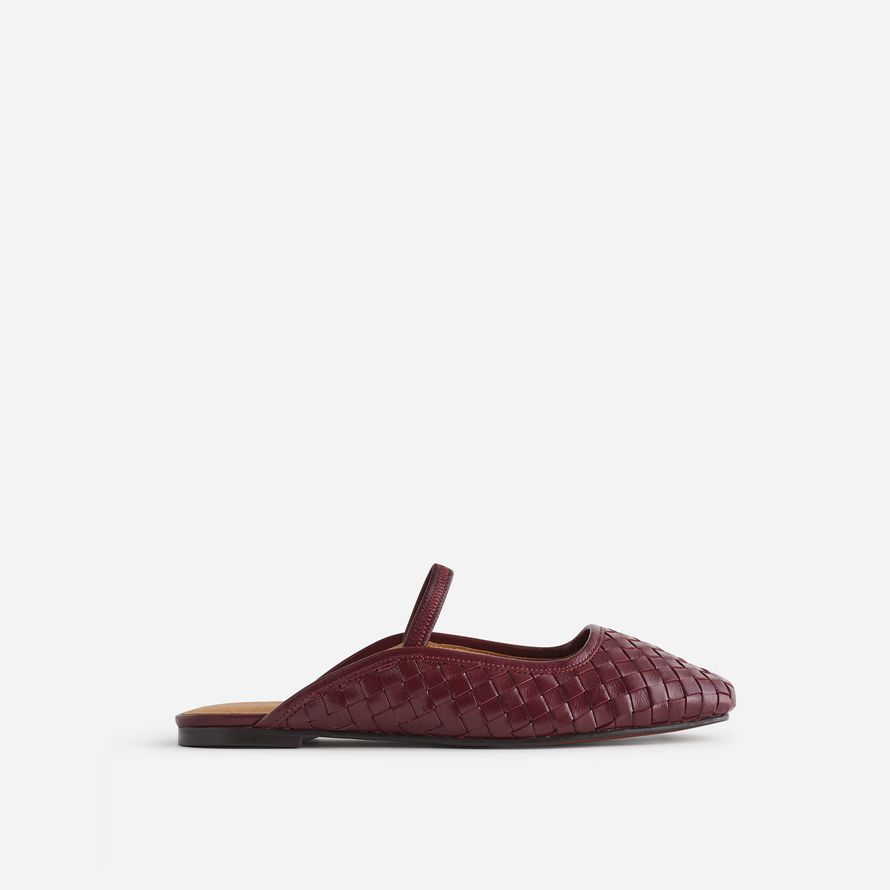 borgogna madewell la greta ballet flat womens mulo