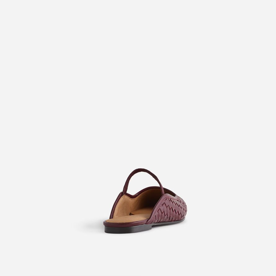 borgogna madewell la greta ballet flat womens mulo