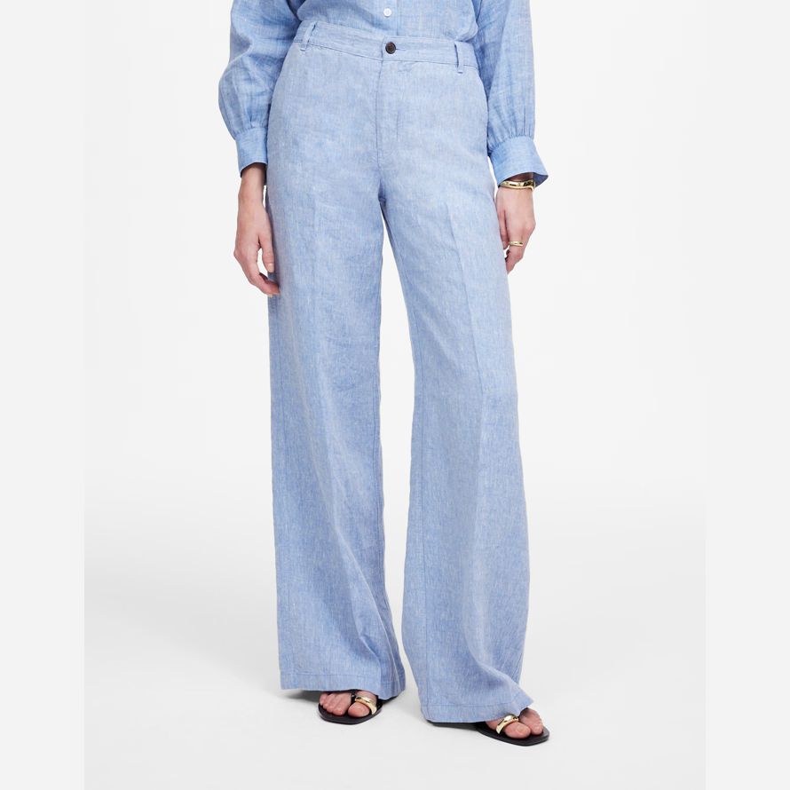 blu madewell zoe rilassato ampia womens pantaloni