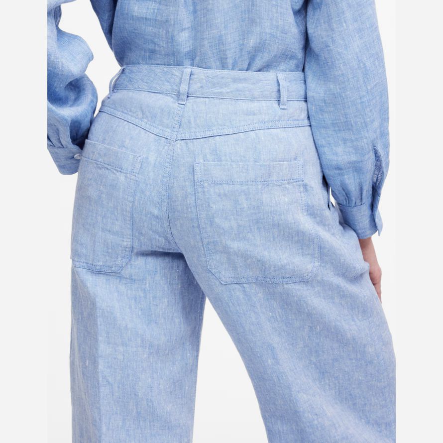 blu madewell zoe rilassato ampia womens pantaloni