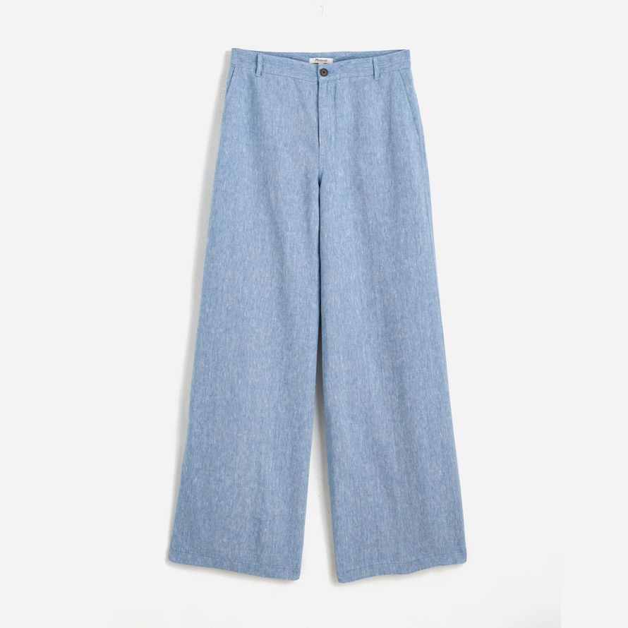 blu madewell zoe rilassato ampia womens pantaloni