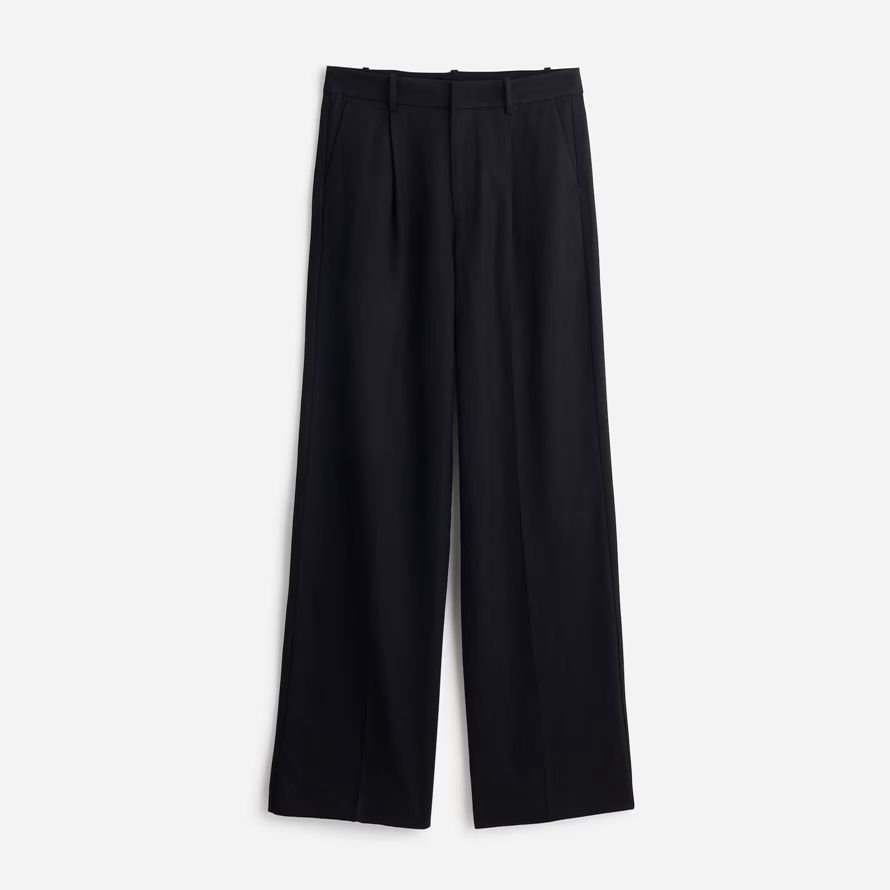nero madewell slouchy straight womens pantaloni