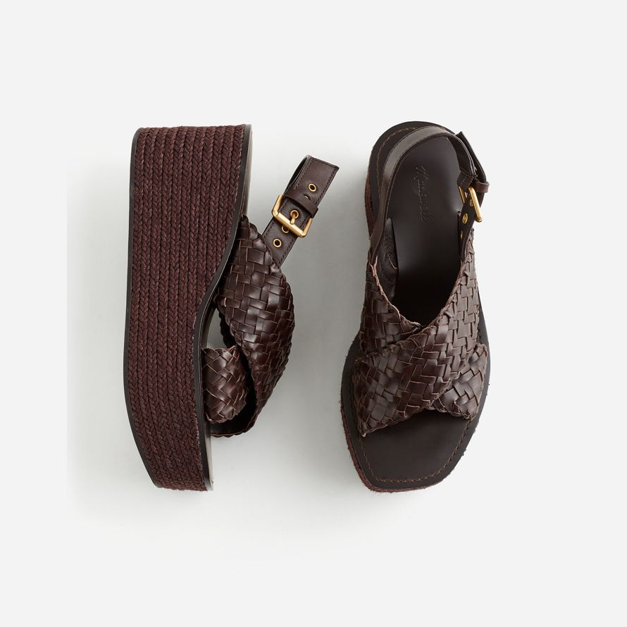 cioccolato madewell il amee cuneo womens sandali
