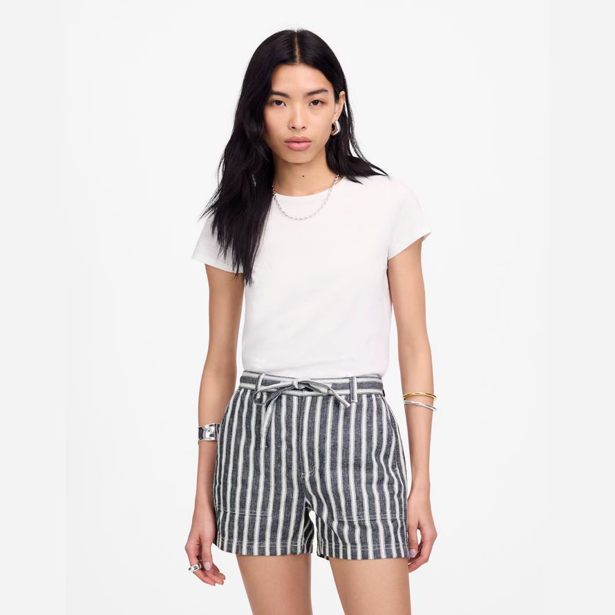 navy bianco madewell pull-on womens pantaloncini coulisse