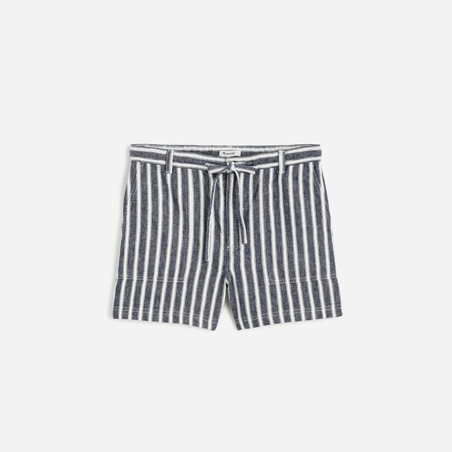 navy bianco madewell pull-on womens pantaloncini coulisse