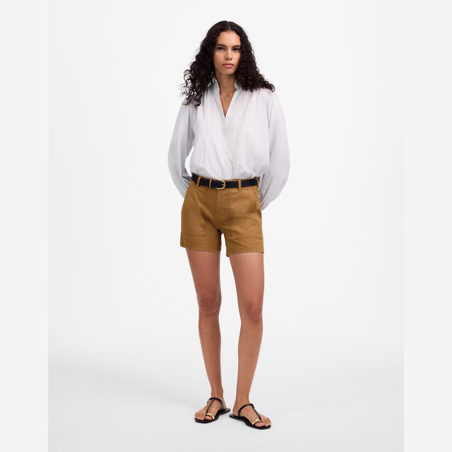 madewell il brynn utilità womens shorts marrone