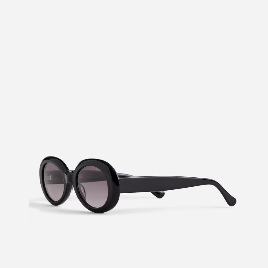 madewell valoma grosso ovale occhiali da sole womens black