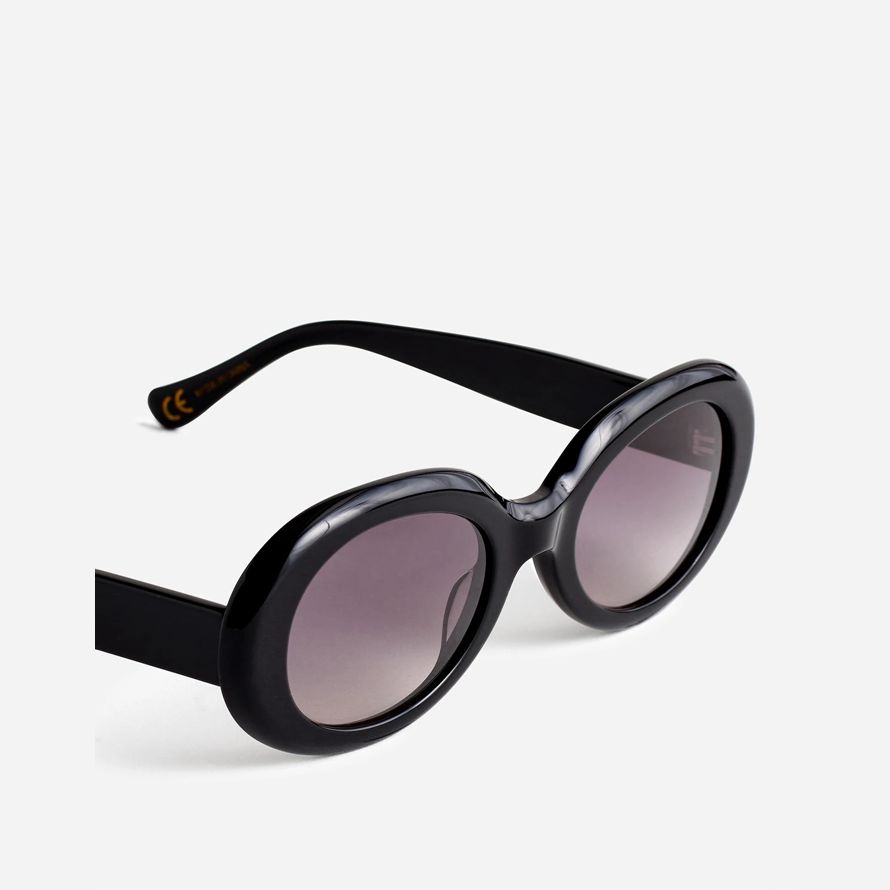 madewell valoma grosso ovale occhiali da sole womens black