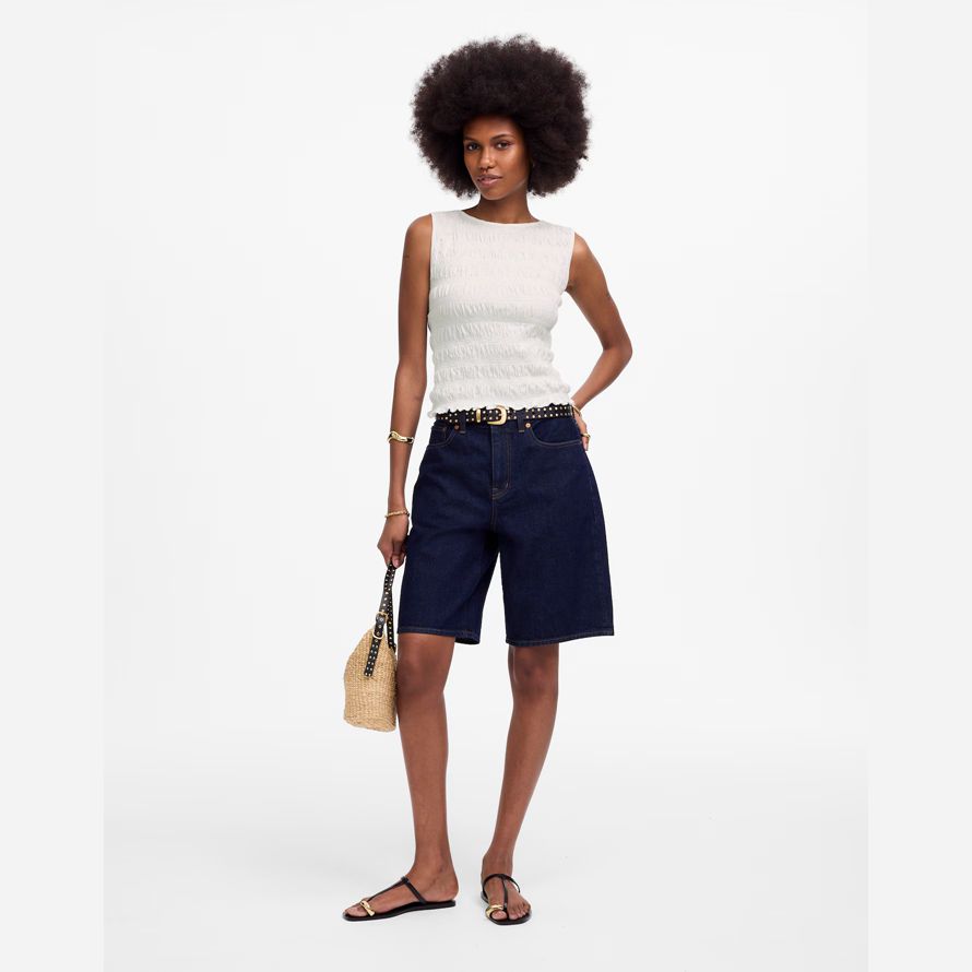 madewell affumicata scollo a barca donna serbatoio bianco