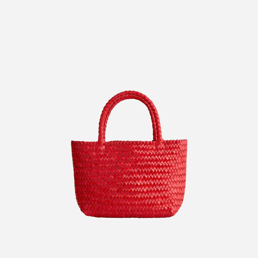 madewell il intrecciato con mini womens tote bag red